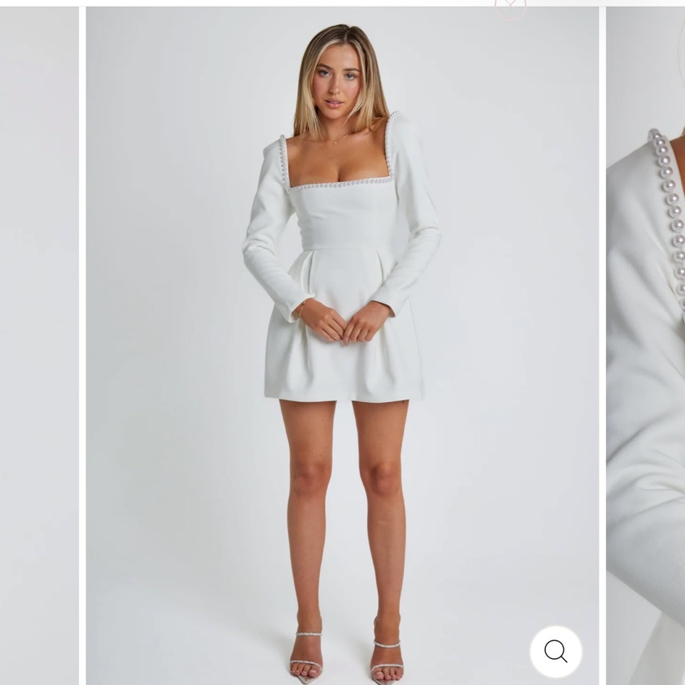The ultimate muse Pearl dress. White. Large. Never worn.